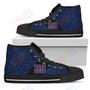 Mens Womens Perfect Cross Color Absolutely Nice New York Giants High Top Shoes