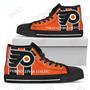 Mens Womens Philadelphia Flyers High Top Shoes Steaky Trending Fashion Sporty Shoes For Men Custom