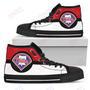 Mens Womens Philadelphia Phillies High Top Shoes Bright Colours Open Sections Great