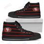 Mens Womens San Francisco High Top Shoes Edge Straight Perfect Circle Shoes