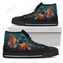 Mens Womens San Jose Sharks High Top Shoes Angel Wings Printable