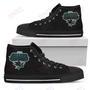 Mens Womens San Jose Sharks High Top Shoes Simple Logo Shoes