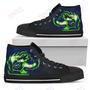 Mens Womens Seattle Seahawks High Top Shoes Son Goku Saiyan Power Printable