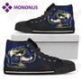 Mens Womens Son Goku Saiyan Power Los Angeles Rams High Top Shoes Black