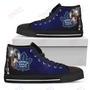 Mens Womens Toronto Maple Leafs High Top Shoes Thor Head Beside Shoes