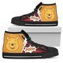 Pokemon Pikachu Anime Japan Design Art For Fan Sneakers Black High Top Shoes For Men And Women