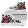 Slipknot Band Rock Logo White Lover Shoes Gift For Fan High Top Shoes For Men And Women