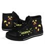 Umbreon Evvee Dark Pokemon Anime Design Art For Fan Sneakers Black High Top Shoes For Men And Women