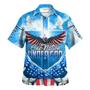 Eagle One Nation Under God American Hawaiian Shirt - Christian Hawaiian Shirt - Best Hawaiian Shirts