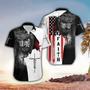 Jesus Face Faith American Flag Hawaii Shirt - Christian Hawaiian Shirts For Men & Women