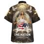 One Nation Under God Jesus American Eagle Hawaiian Shirt