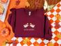 Christmas Goose Bumps Embroidery Sweatshirt, Goose Bumps Sweatshirts For Family
