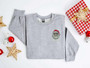 Embroidered Christmas Santa Sweatshirt, Team Santa Christmas Sweater For Christmas