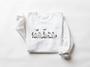 Ghost Cats Embroidered Sweatshirt Crewneck Sweatshirt Gift For Family