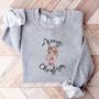 Merry Christmas Latte Embroidery Sweatshirt, Best Gift For Men And Women