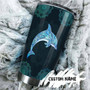 Gift For Her Gift Dolphin Lover, Blue Dolphin Mandala Personalized Tumbler, dolphin Stainless Steel 20oz Tumbler, meaningful Christmas Gift Birthday