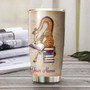 Book Giraffe Dreaming Personalized Tumbler Reading Tumbler Book Lover Gift Bookaholic Tumbler Bookworm Gift Gift For Her Gift For Him