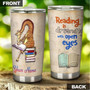 Book Giraffe Dreaming Personalized Tumbler Reading Tumbler Book Lover Gift Bookaholic Tumbler Bookworm Gift Gift For Her Gift For Him