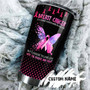 Breast Cancer Love Life Butterfly Personalized Tumblerbreast Cancer Tumblerpink Ribbon Tumblercancer Treatment Care Gift Gift For Her