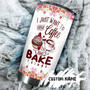 Cake Making Drink Coffee And Bake Things Personalized Stainless Steel Tumbler Coffee Tumbler Baking Tumblerbaker Gift Gift For Her