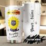 Cat Sunflower Hey Hooman It'S Water O' Clock Steel Tumbler Sunflower Tumbler Gift For Sunflower Lover Sunflower Presentgift For Her