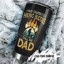 Dad My Favorite Hiking Buddies Call Me Dad Personalized Tumblerbirthday Gift Christmas Gift Father'S Day Gift For Father From Daughter Son