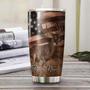 Gift For Dad, Stainless Steel 20oz Tumbler, Deer My Dad You Will Always Be The Man I Look Up To Personalized Tumbler birthday Christmas Father's Day Gift From Son From Daughter Wife