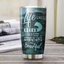 Gift For Her , Dolphin Animal Stainless Steel 20oz Tumbler, Life Is Like The Ocean Personalized Tumbler dolphin Tumbler meaningful Christmas Gift Birthday Gift Dolphin Lover