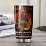 Firefighter Grandpa The Legend Funny Personalized Tumblergrandpa Tumblerbirthday Gift Christmas Gift For Grandpa Grandfather