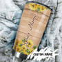 Guitar Real Grandma Plays Guitar Sunflower Funny Personalized Tumblerbirthday Gift Christmas Gift For Grandma