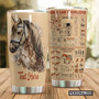 Custom Your Name Horse Care Knowledge Tumbler