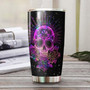 Skull Pink Rose Mandala Tribe Cool Fancy Unique Personalized Tumblerskull Tumblerskull Birthday Gift Christmas Gift For Her For Him