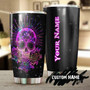 Skull Pink Rose Mandala Tribe Cool Fancy Unique Personalized Tumblerskull Tumblerskull Birthday Gift Christmas Gift For Her For Him