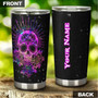 Skull Pink Rose Mandala Tribe Cool Fancy Unique Personalized Tumblerskull Tumblerskull Birthday Gift Christmas Gift For Her For Him