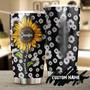 Sunflower Blessed To Be Called Your Name Daisy Personalized Tumblersunflower Tumblergift For Sunflower Lovergift For Hergift For Friend