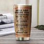 Thank You For Teaching Me Play Being My Biggest Fan Personalized Tumblerbirthday Christmas Gift Father'S Day Gift For Baseball Dad From Son