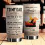 To My Dad Horse Riding Tumbler
