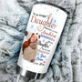 To My Daughter Remember Whose Daughter You Are Winter Snowflakes Tumblerbirthday Christmas Mother'S Day Gift For Daughter From Mom