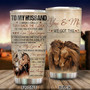 Custom Horse Couple Tumbler