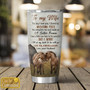 Custom Horse Couple Tumbler