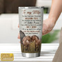 Custom Horse Couple Tumbler