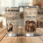Custom Horse Couple Tumbler