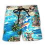 Baby Yoda Starwars Surfing Beach Short Family Store