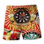 Darts And Beer Thats Why I'm Here Funny Style Beach Short