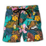 Golf Funny Bigfoot Playing Golf Golf and Beer Tropical Lover Beach Short