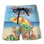 SW Baby Yoda In The Beach It’s 5 O’clock Somewhere Print Beach Short Family