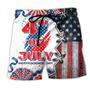 America Independence Day Of July Beach Short