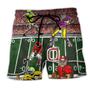 American Football Style Colorful Beach Short