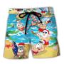 Christmas In July Santa Keeping The Christmas Spirit Alive Year Round Beach Short