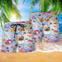 Dessert Purple Lovely Love Food Cool Style Beach Shorts